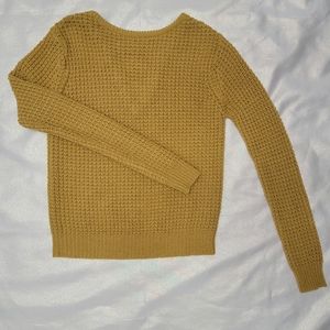 Mustard Sweater Top - Medium